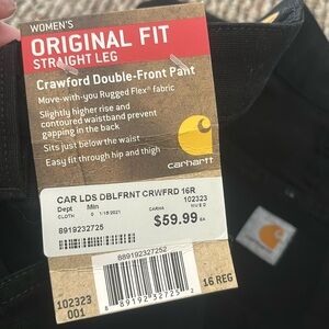 NWT Woman’s Carhartt Pants